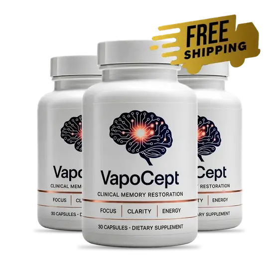 Three bottles of VapoCept with free shipping